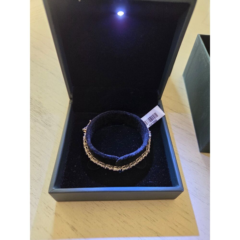 Luxuriant Lab Grown Diamond G-H SI 2.15 ctw Station Bracelet in Rhodium